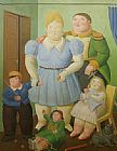 Fernando Botero Famous Paintings - The General And His Family